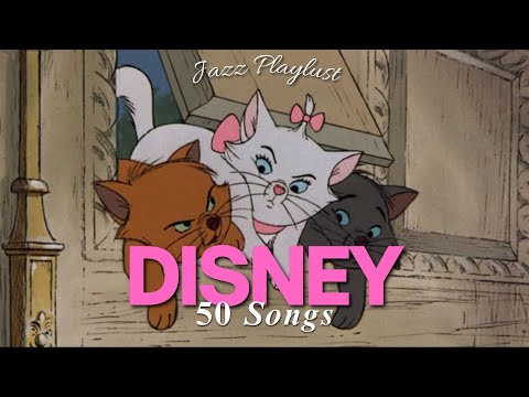DISNEY 50 Jazz Covers from Disney Classics ☕ BGM Music for Studying & Working