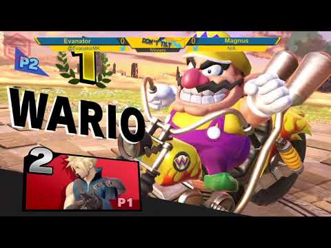Evanator (Cloud) vs Magnus (Wario) | Don't Tilt UNCG Weekly #43