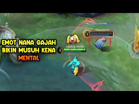 NANA GAJAH KASIK EMOT DEPAN MUSUH SAMPE KENA MENTAL 😂 - TOP GLOBAL NANA