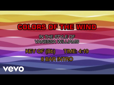 Vanessa Williams - Colors Of The Wind (Karaoke)