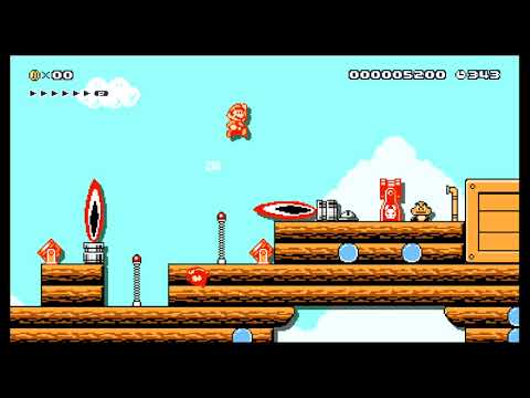 tingmario 1-4: goomba gunship by ting girl - SUPER MARIO MAKER - NO COMMENTARY 1bf