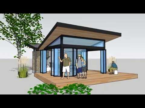 Tanglewood, Garden Room with butterfly roof