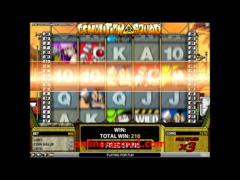 Demolition squad slot with free spins