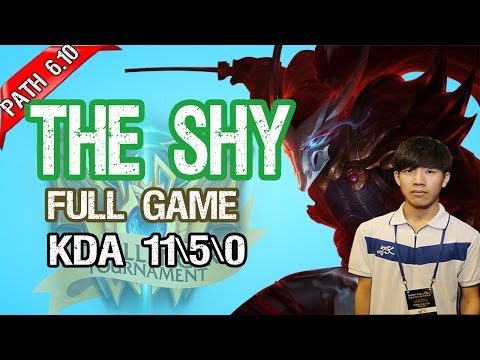 The shy -Yasuo vs fizz- Top lane,path 6.10 , game play (29-may-2016)