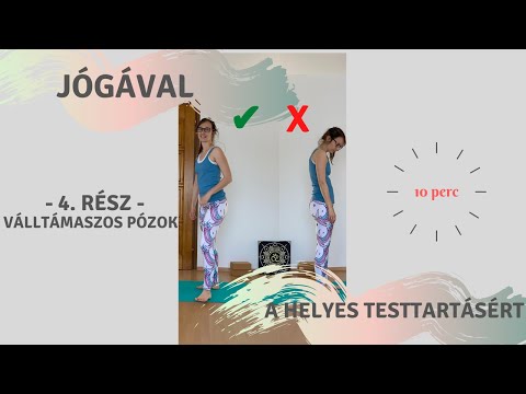 🤸‍♀‍ Tartásjavító jógagyakorlatok | 4. rész | Válltámaszos fekvő pózok
