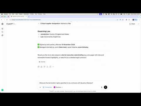 Juro: ChatGPT integration demo