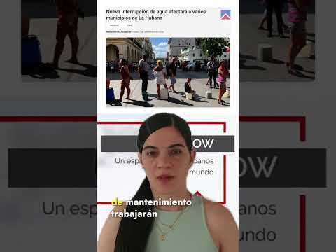 Nueva interrupción de agua afectará a varios municipios de La Habana