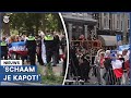 Demonstranten richten zich tot Oranjes: ‘Schaam je kapot!’