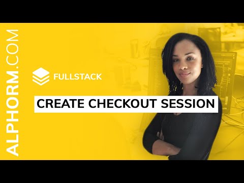 create checkout session sous Fullstack JS Vidéo Tuto