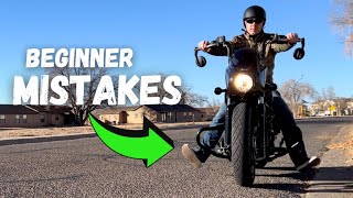 Common Beginner Motorcycle Riding Mistakes and How to Avoid Them