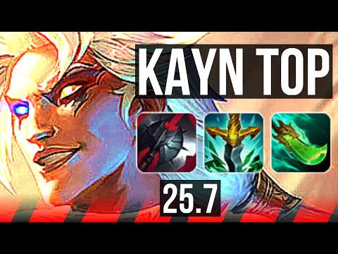 KAYN vs VOLIBEAR (TOP) | KR Grandmaster | 25.7