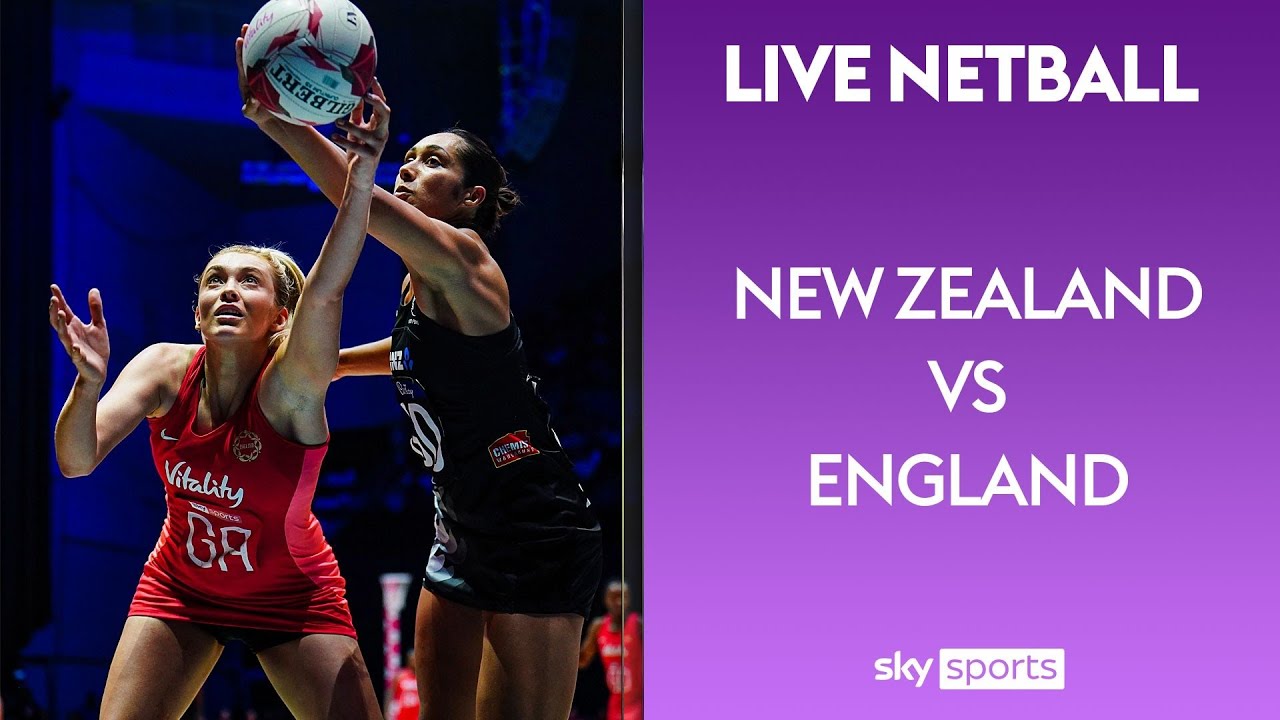 LIVE NETBALL! New Zealand vs England | Taini Jamison Trophy 2024
