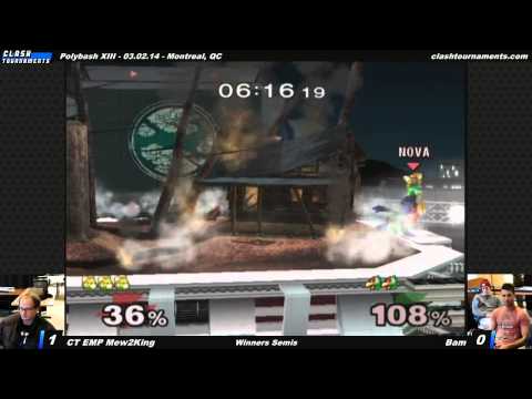 Polybash XIII - CT EMP Mew2King vs Bam - Winners Semis - SSBM