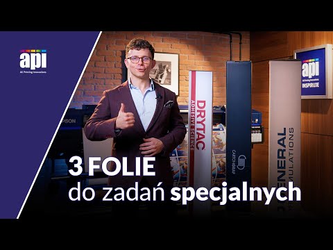 3 FOLIE do druku z mocnymi klejami, do zadań specjalnych: Drytac, Cartongraf, General Formulations.