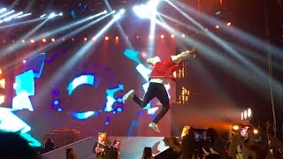 Chris Brown performing "Fucking Faded"