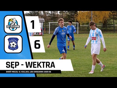 Sęp 1:6 Wektra Zbuczyn - skrót meczu 12. kolejki spotkań siedleckiej LO 2025/26