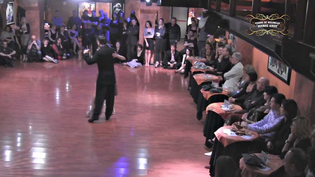 Tango en milongas de Italia Alejandro Hermidas y Paula Ballesteros