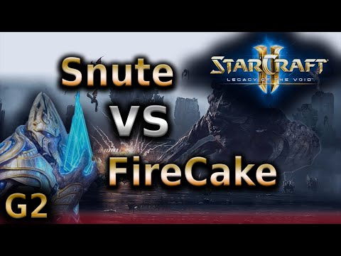 Starcraft 2 LotV - Snute vs FireCake - ZvZ G2 - SC2 tournament