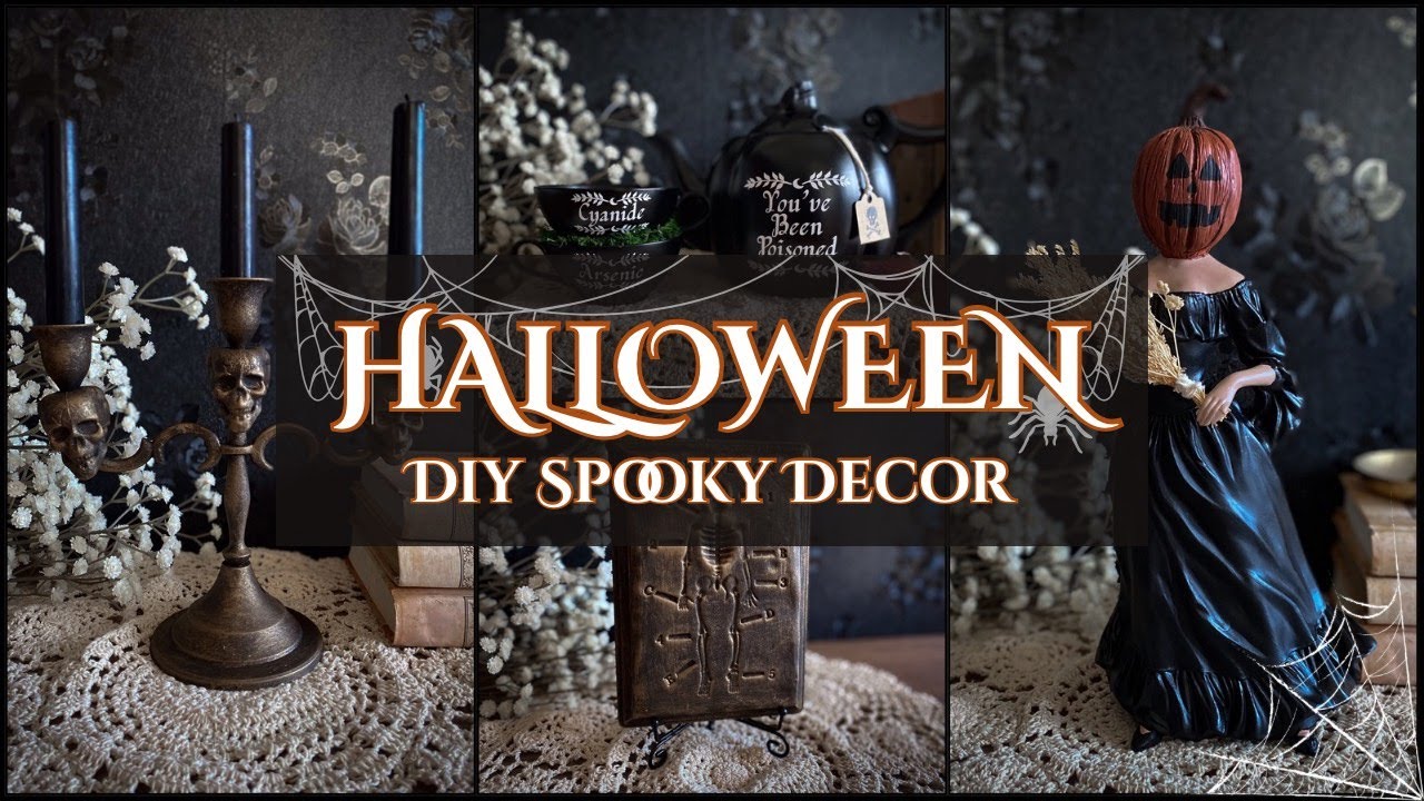 DIY Halloween Decorations 2025- Spooky Gothic Inspired!