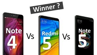 Xiaomi Redmi Note 4 vs Redmi 5 vs Note 5 Comparison | My Opinions - Download this Video in MP3, M4A, WEBM, MP4, 3GP