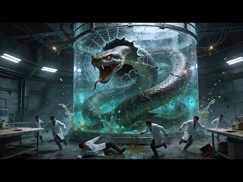 Caged Mutant Giant Python Awakens Dealy Power—One Roar Unleashes a City of Venomous Snakes!