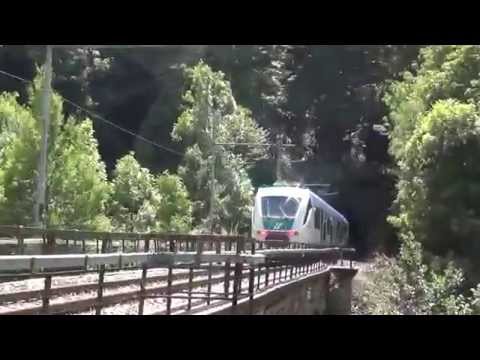 MINUETTO D. DOPPIA TRAZIONE SBUCA DALLA GALLERIA -13 - 8 - 2014.