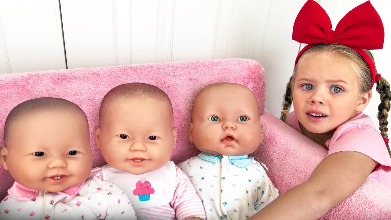 Naomi and her super fun day with Baby Doll