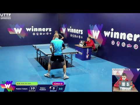 Paukov Vadym - Riabov Vladimir.WINners CUP Table Tennis 8 13.12.2020 11:45