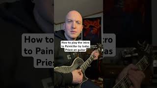 How to play the intro to Painkiller by Judas Priest on guitar