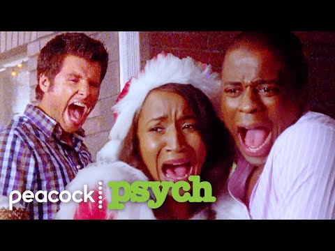 Gus and Shawn Discover the Christmas Murderers | Psych