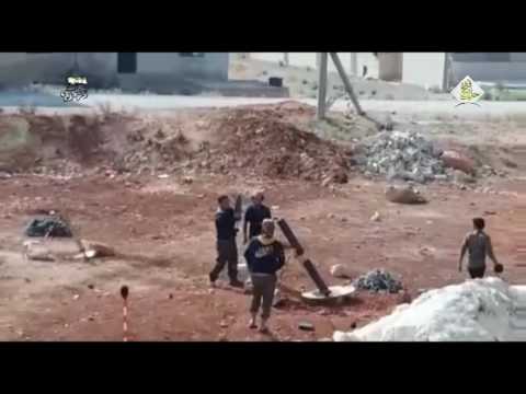 استهداف مقرات النظام بقذائف الهاون من قبل الفرقة الوسطى على جبهة جمعية الزهراء في مدينة حلب