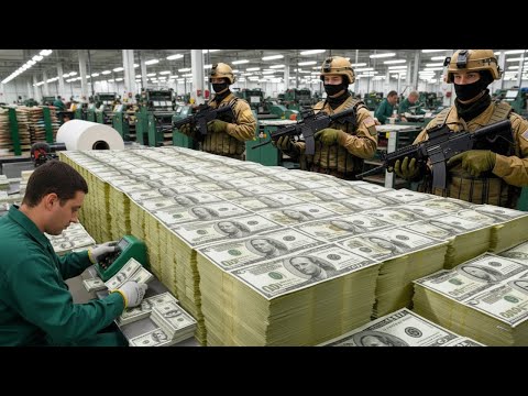 Inside the Dollar Factory: How the World’s Most Secure Currency Is Made (Full Process)