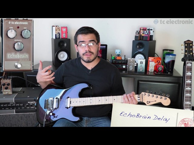 Vídeo relacionado con TC Electronic ECHOBRAIN ANALOG DELAY Pedal de retardo de estilo vintage con circuito de brigada de cubo totalmente analógico