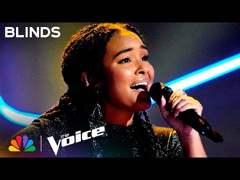 Jayda Klink Performs "No Air" by Jordin Sparks ft. Chris Brown | The Voice Blind Auditions | NBC