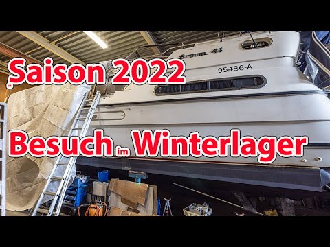 Season preparation 2022 - Visit to winter storage - Status tank cleaning - Stern thruster - De Klink