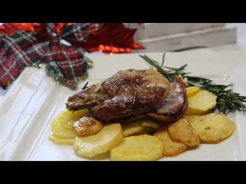 Aprende cómo hacer Paletilla de cordero al horno con patatas