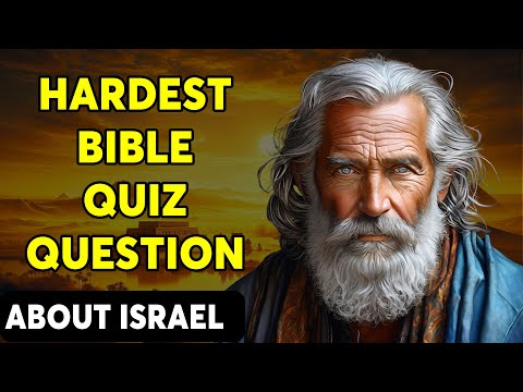 25 OLD TESTAMENT BIBLE QUESTIONS ABOUT ISRAEL TO TEST YOUR BIBLE KNOWLEDGE | The Bible Quiz