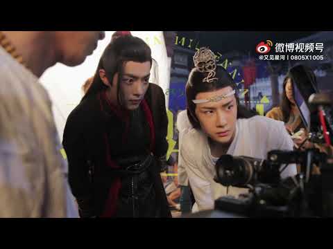 [Fancam] Wang Yibo ♡ Xiao Zhan - The Untamed BTS