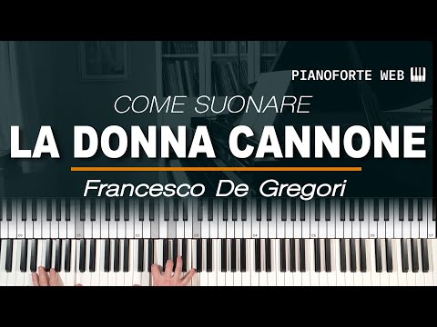 Come suonare La Donna Cannone - Francesco De Gregori (Tutorial Pianoforte)