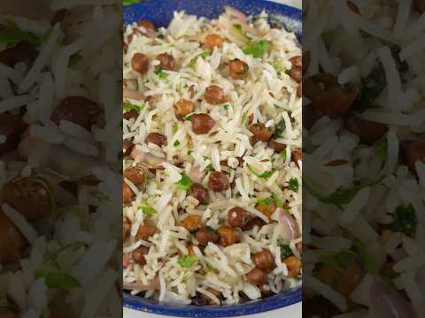 Black Chickpeas Rice #shorts #asmr #rice #nirmlanehrarecipes
