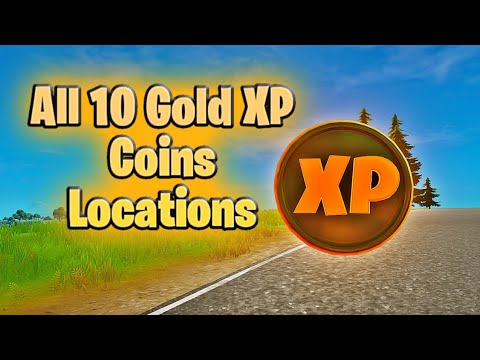 All 10 Gold XP Coin Locations 150,000 XP Fortnite Chapter 2 Season 3