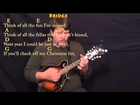 Santa Baby - Mandolin Cover Lesson in C with Chords/Lyrics