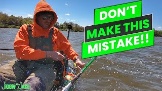 Don't Make THIS Mistake - It Could COST You a FINGER! 🫨 CATFISHING from a KAYAK