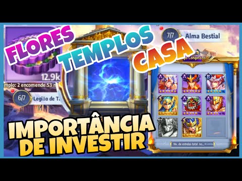 Flores, Templos/Casa de Cavaleiros. Sua importância Competitiva - Saint Seiya Awakening