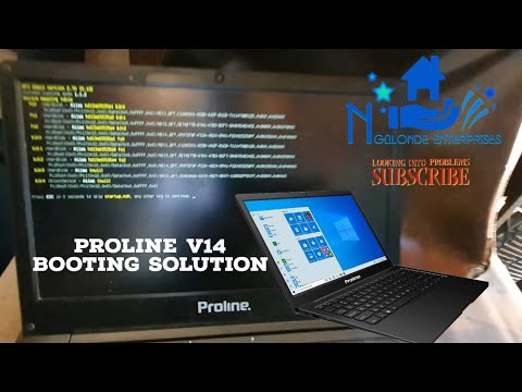 Proline  notebook Stuck on booting | Solution