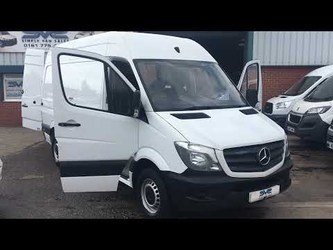2016 MERCEDES SPRINTER 313 CDI MWB HI ROOF * 5 SEATS * BIGGER 6SPEED 130BHP @ www.simplyvansales.com