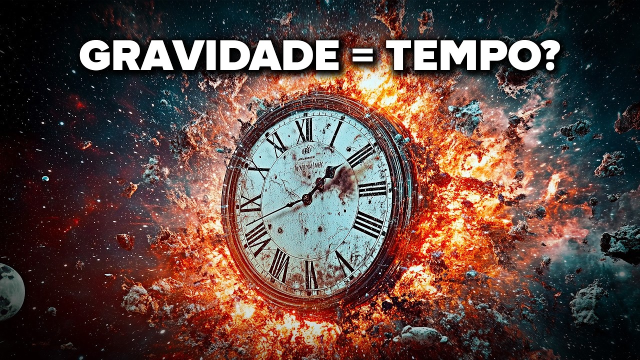 A GRAVITAÇÃO dobra o TEMPO - A descoberta que muda tudo