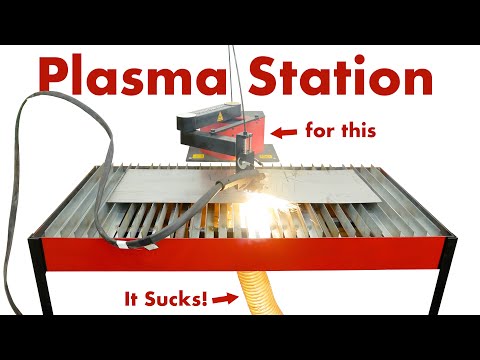 I Made a Flipping, Sucking Plasma Table for My New CNC Plasma Cutter