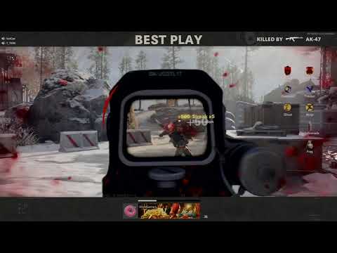 AK47 8x streak - best play fury kill (Black Ops Cold War)