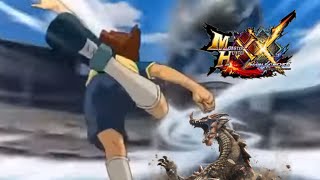 ラオシャンロンを蹴りだけで撃退できる神ゲー【MHXXゆっくり実況】